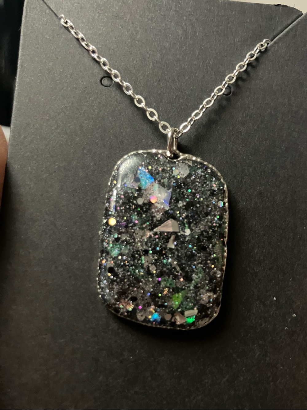 Handcrafted celestial protection pendant